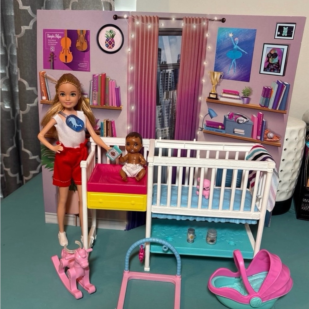 Barbie Stacie Babysitters Playset